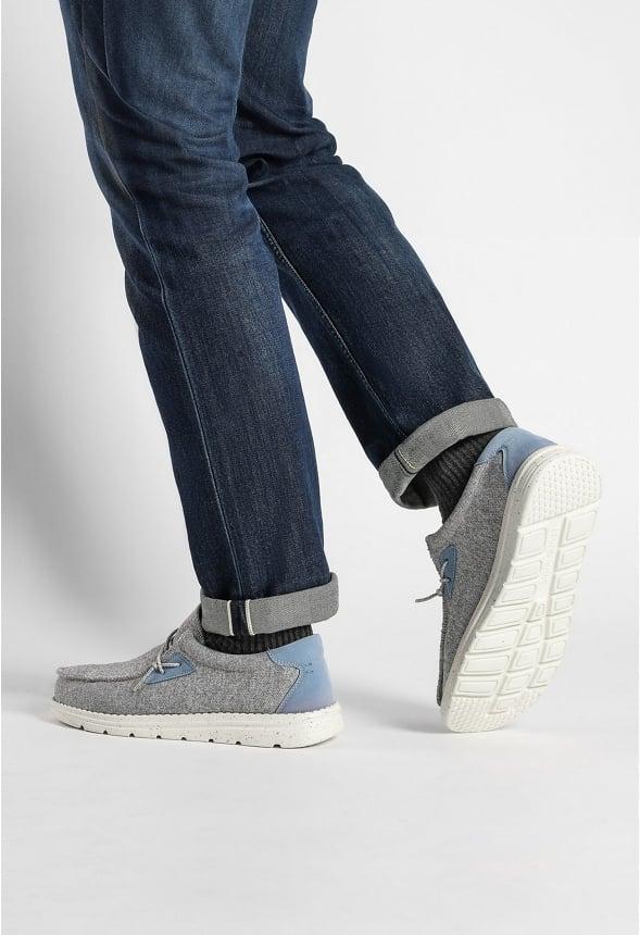 Men's Comfortable Slip-On Knit Loafers Product Image