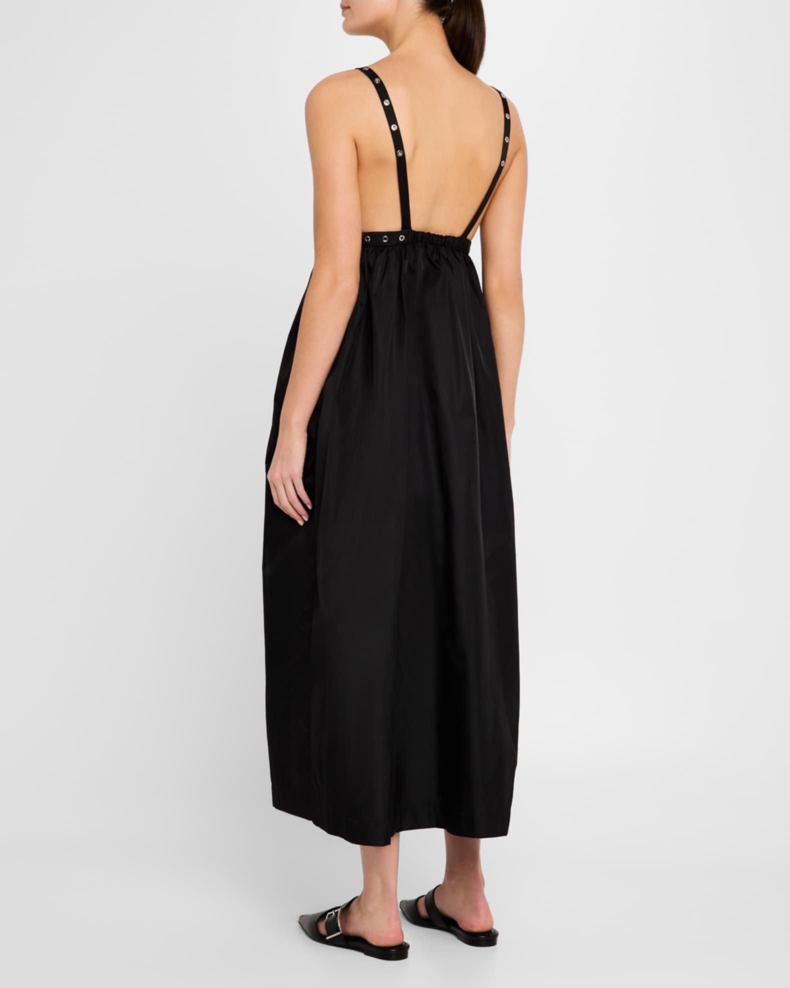 Sleeveless Plunge Empire Midi Dress Product Image