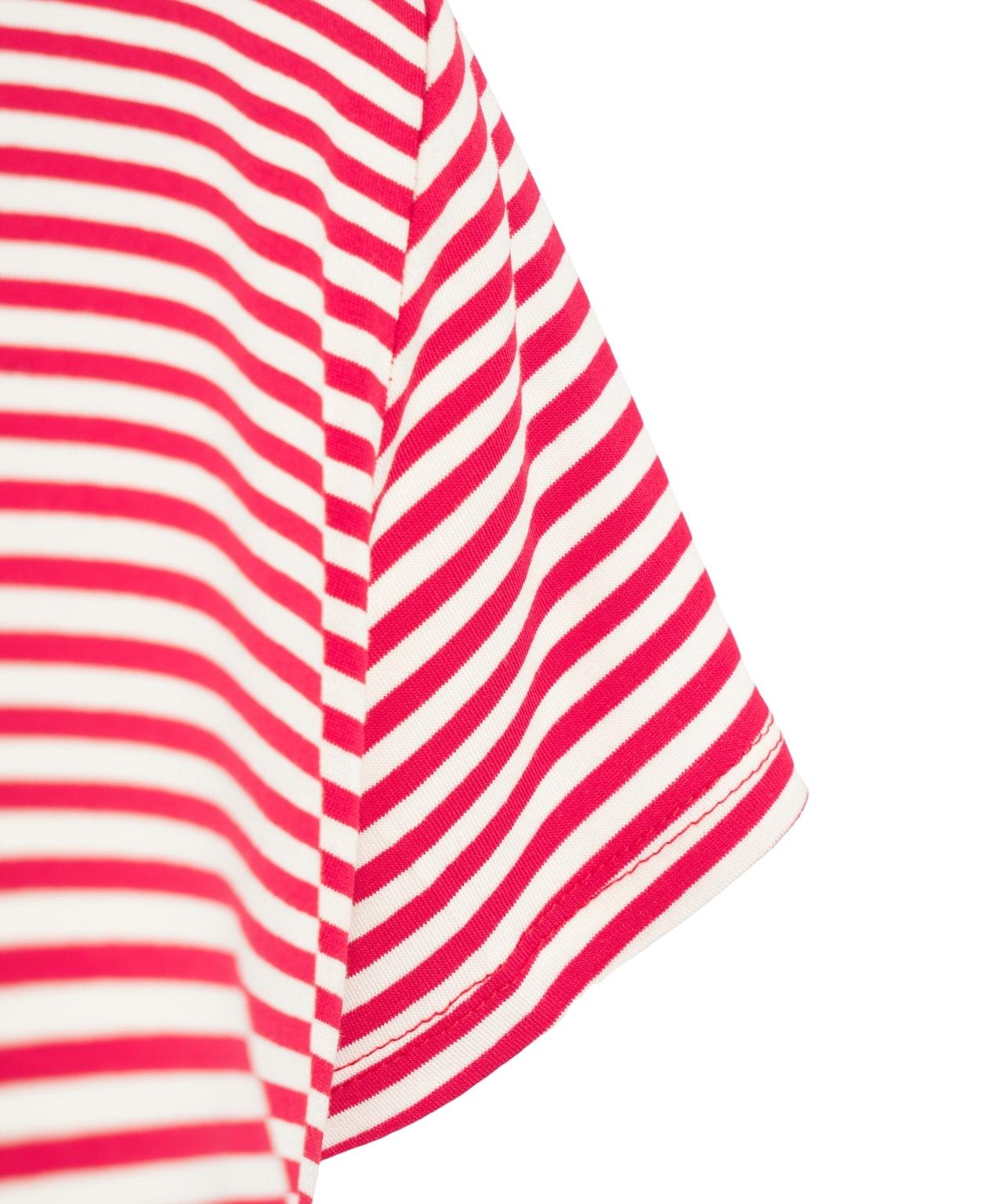 Striped viscose t-shirt Product Image
