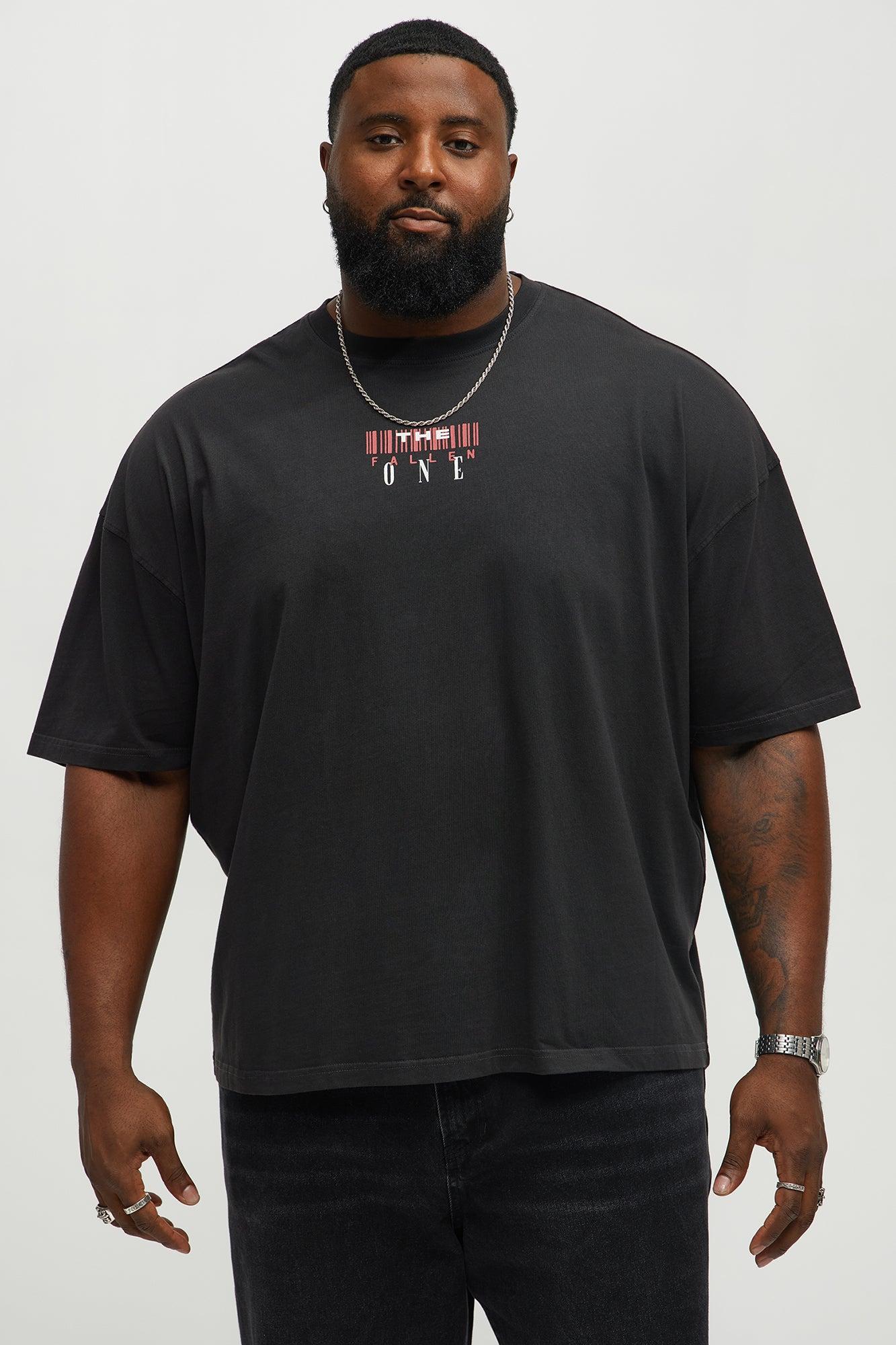 The Fallen One Oversized Short Sleeve Tee - Black Wash Product Image