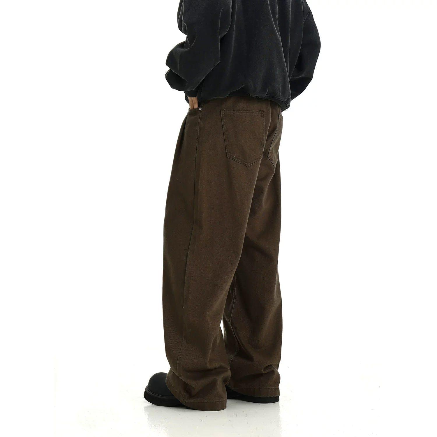 RT No. 12263 CASUAL WIDE STRAIGHT PANTS Product Image