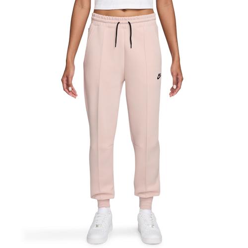 Nike Womens Nike NSW Tech Fleece MR Joggers - Womens Mink Brown/Black Product Image