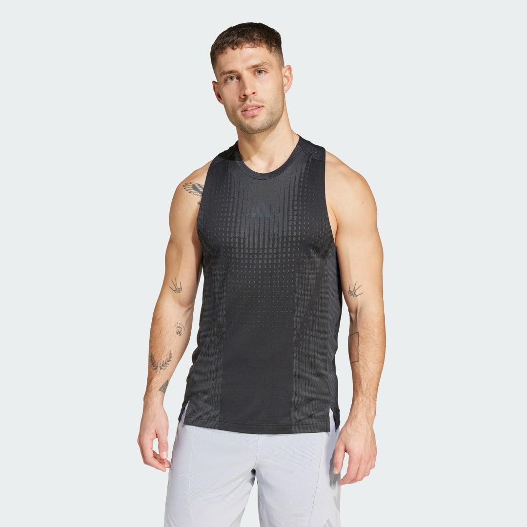 adidas Airchill Tank Top Pure Ruby L Mens Product Image