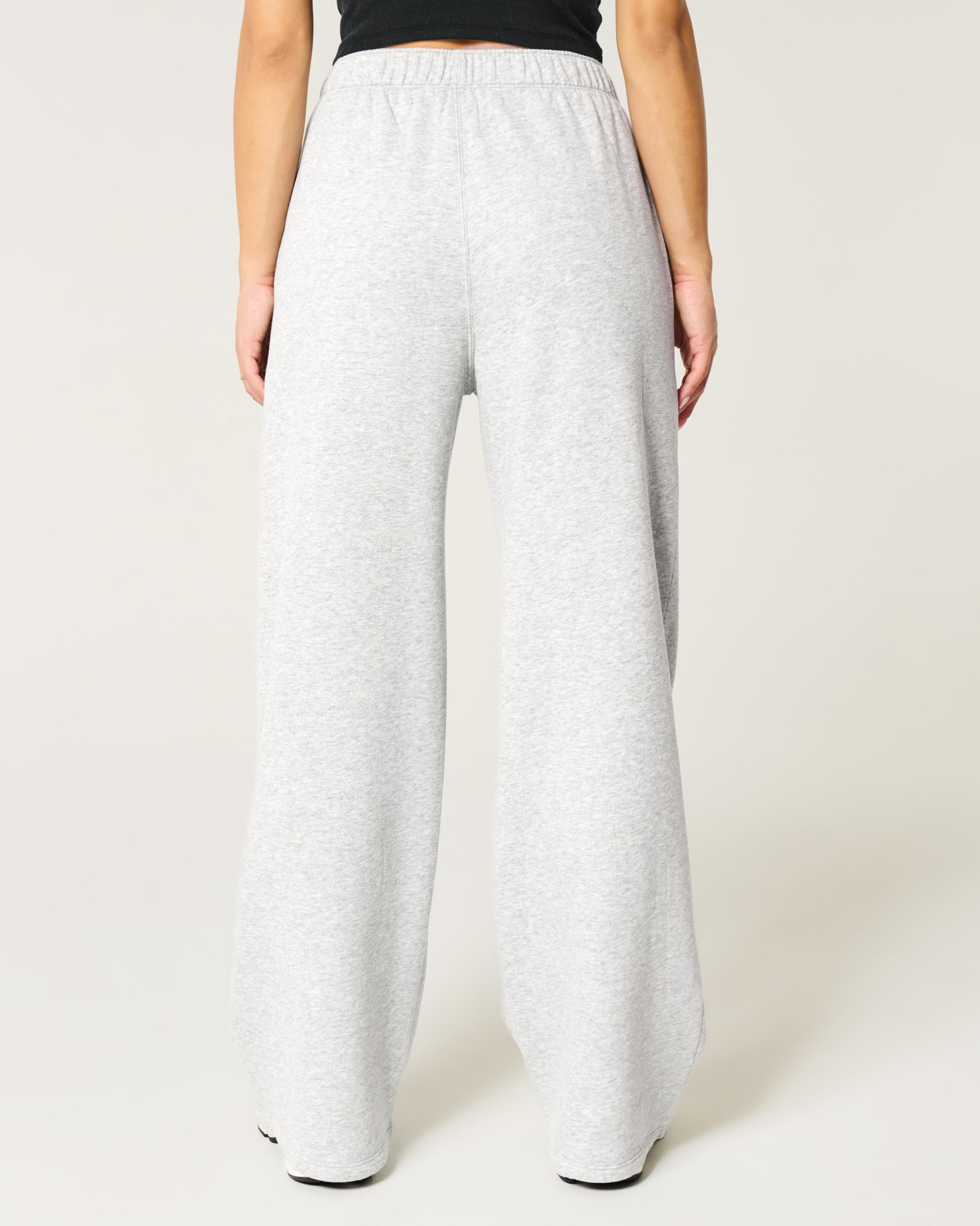 Hollister Feel Good Fleece Wide-Leg Pants Product Image