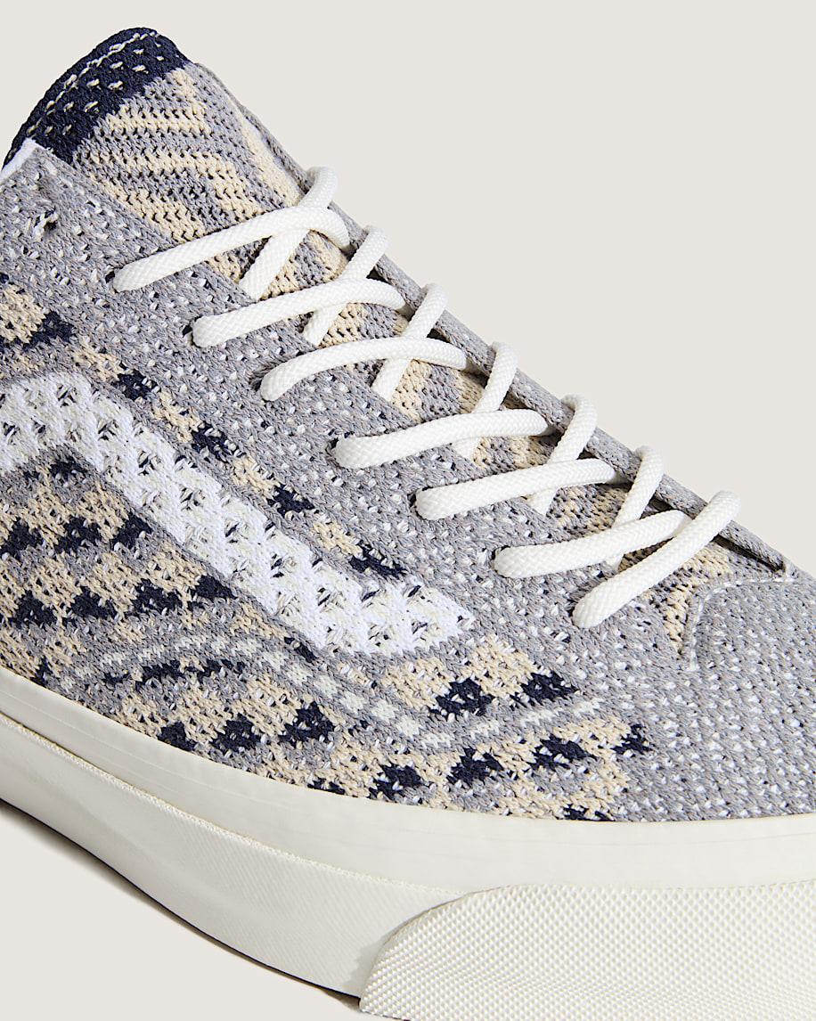 Premium Old Skool Shoe in Geo Check Frost Gray| Vans US Product Image