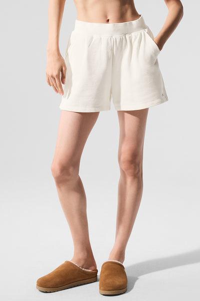 Low Key Sweat Short - Ivory Female Product Image