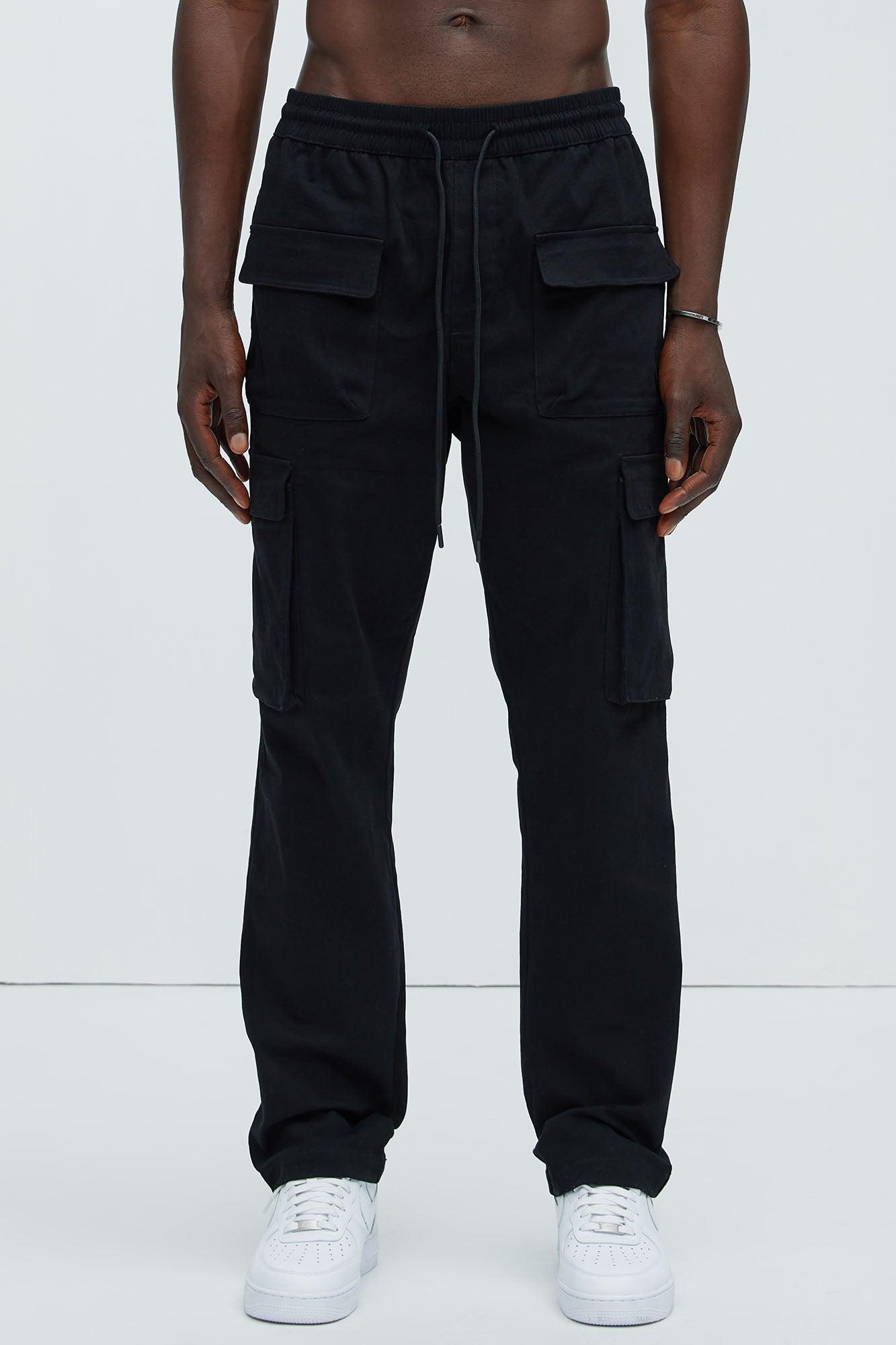 Cadet Utility Slim Cargo Pants - Black Product Image