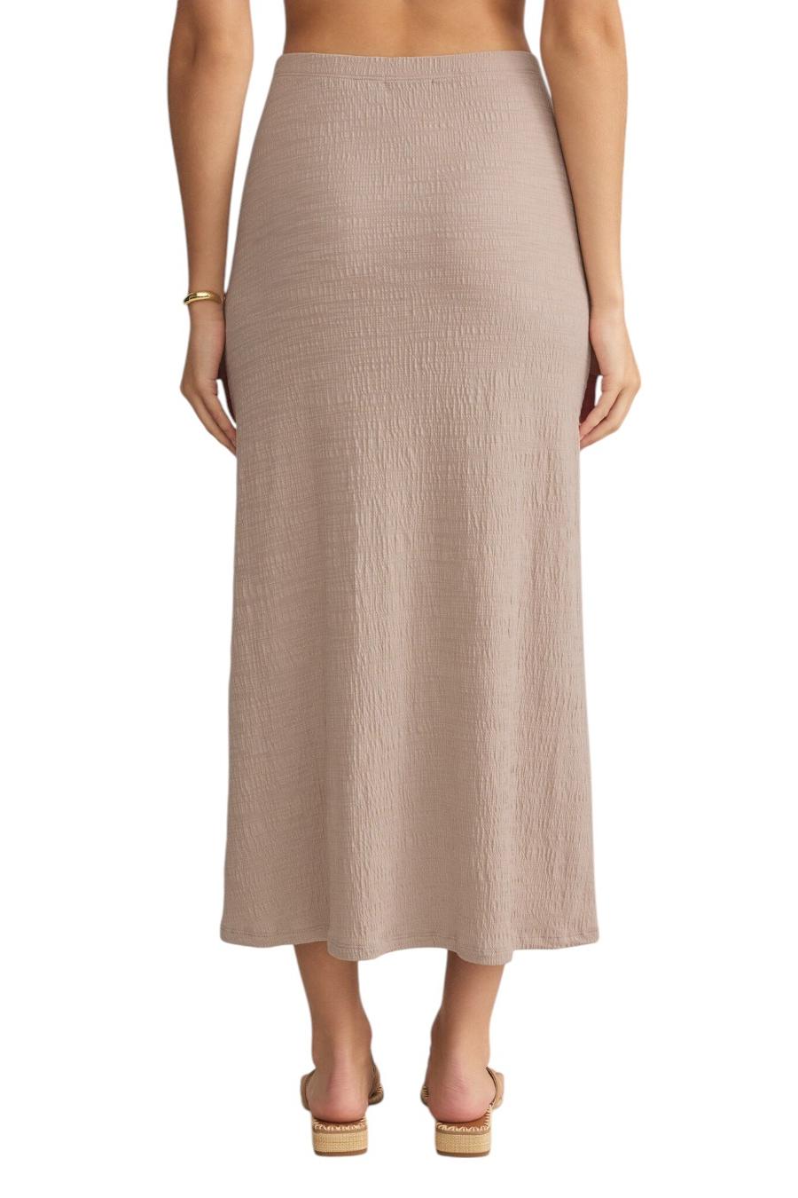 Delavine Textured Midi Skirt Product Image