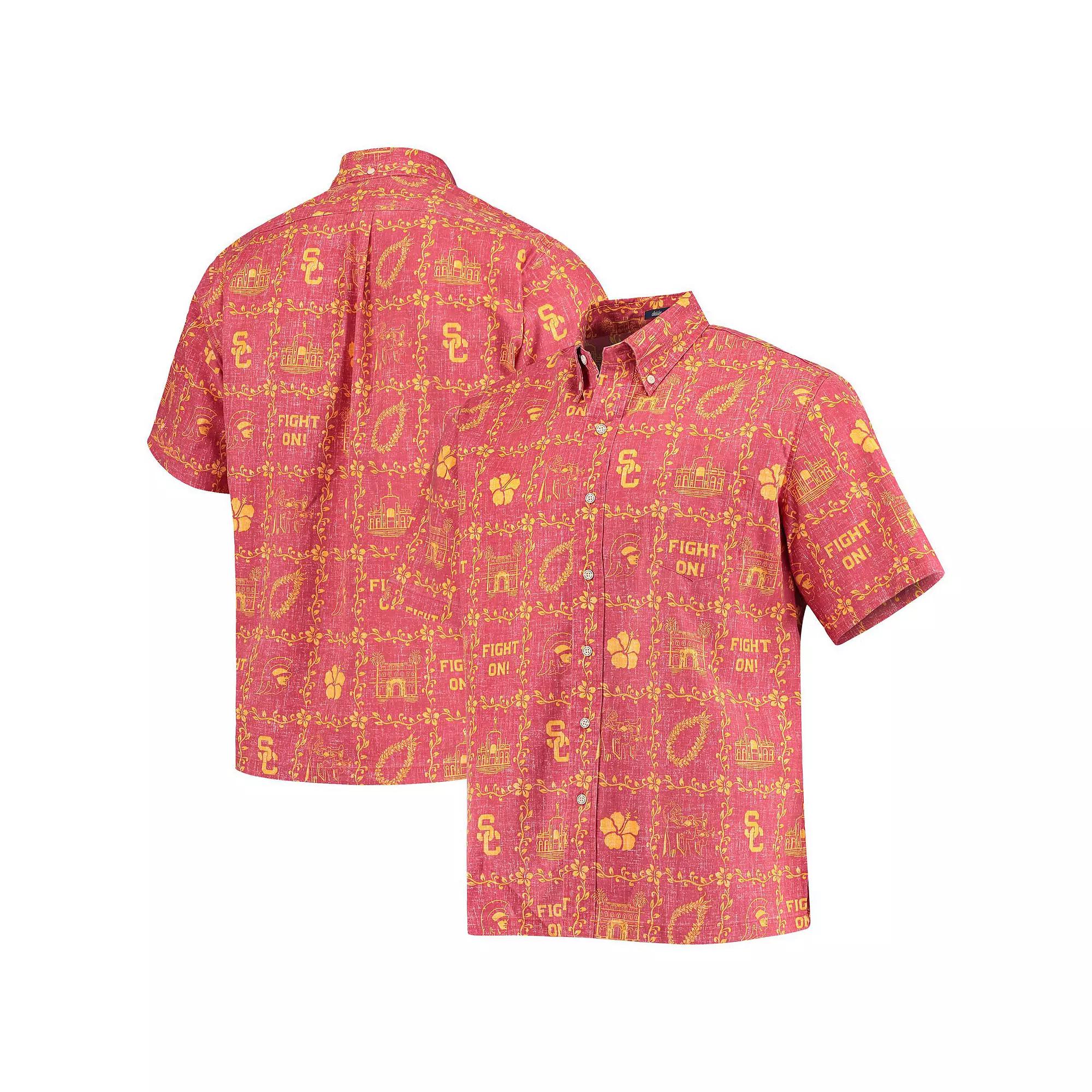 Men's Reyn Spooner Cardinal USC Trojans Classic Button-Down Shirt,  Product Image