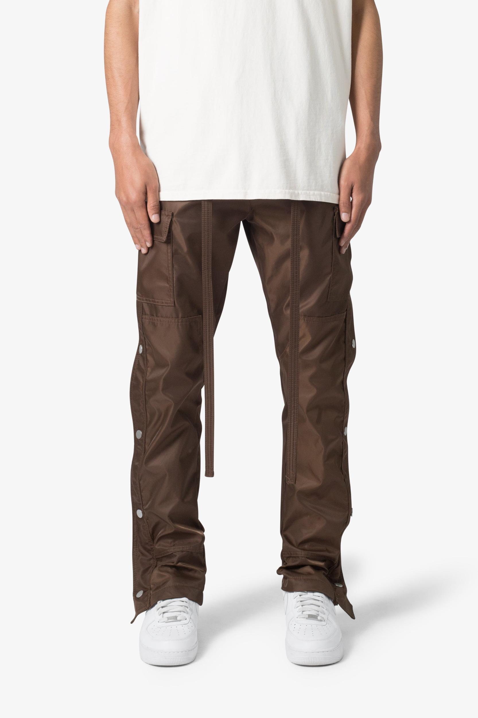Snap Zipper II Cargo Pants - Brown Male Product Image