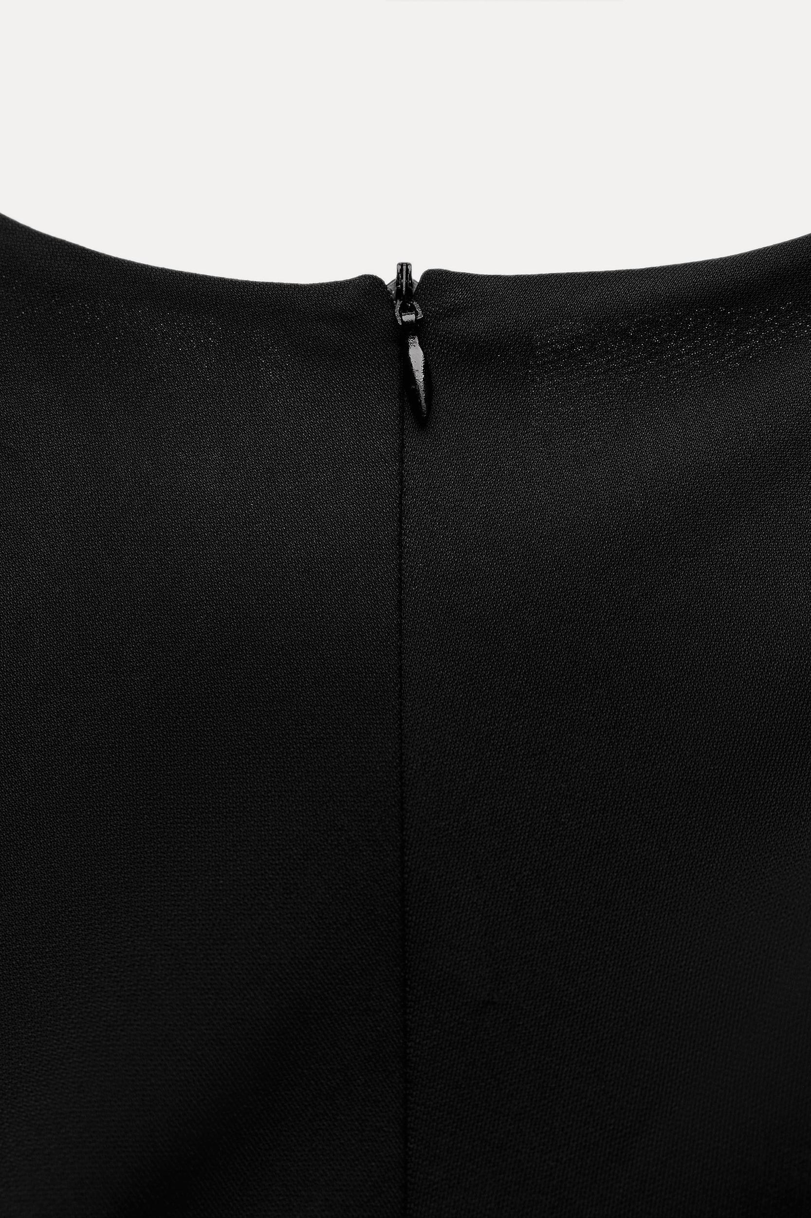 SHORT DRESS WITH RUCHING Product Image