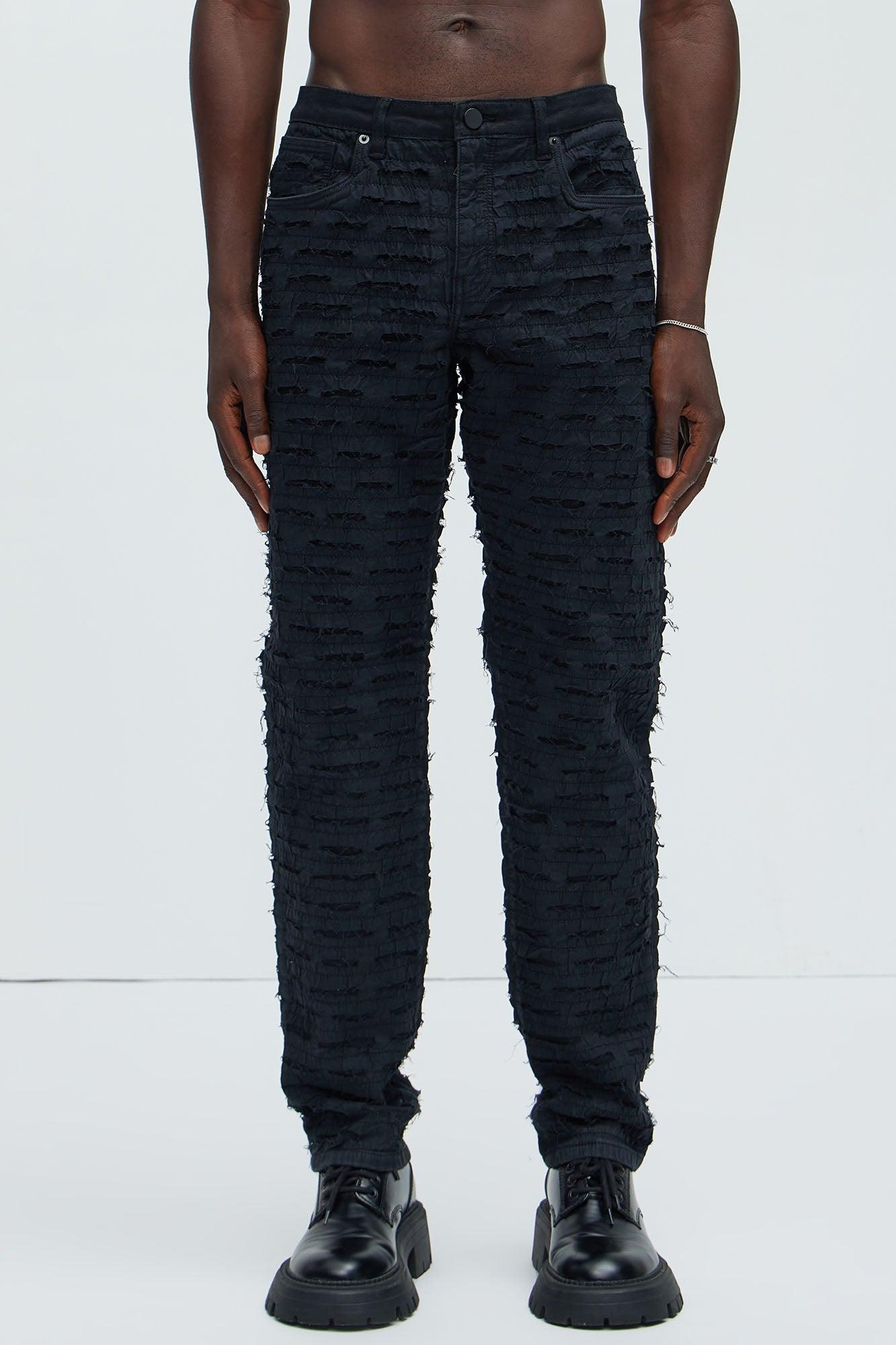 Stone Wall Slim Pants - Black Product Image