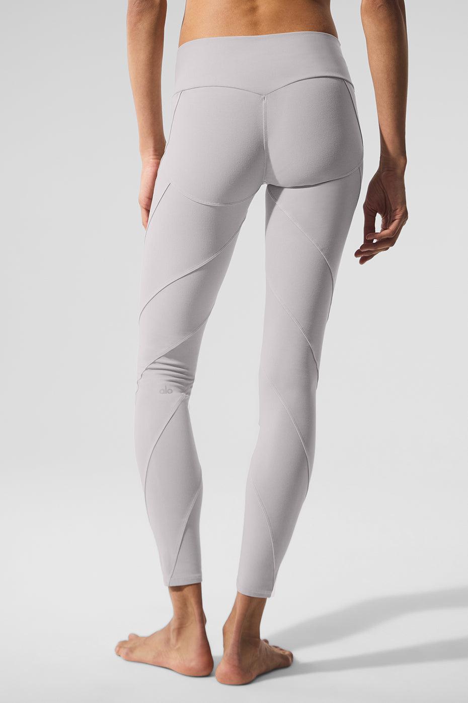 Washed Alosoft High-Waist Sunray Legging - Grey Sky Wash Female Product Image