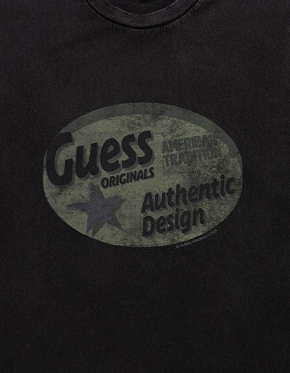 GUESS ORIGINALS West Mens Tee - BLACK Product Image