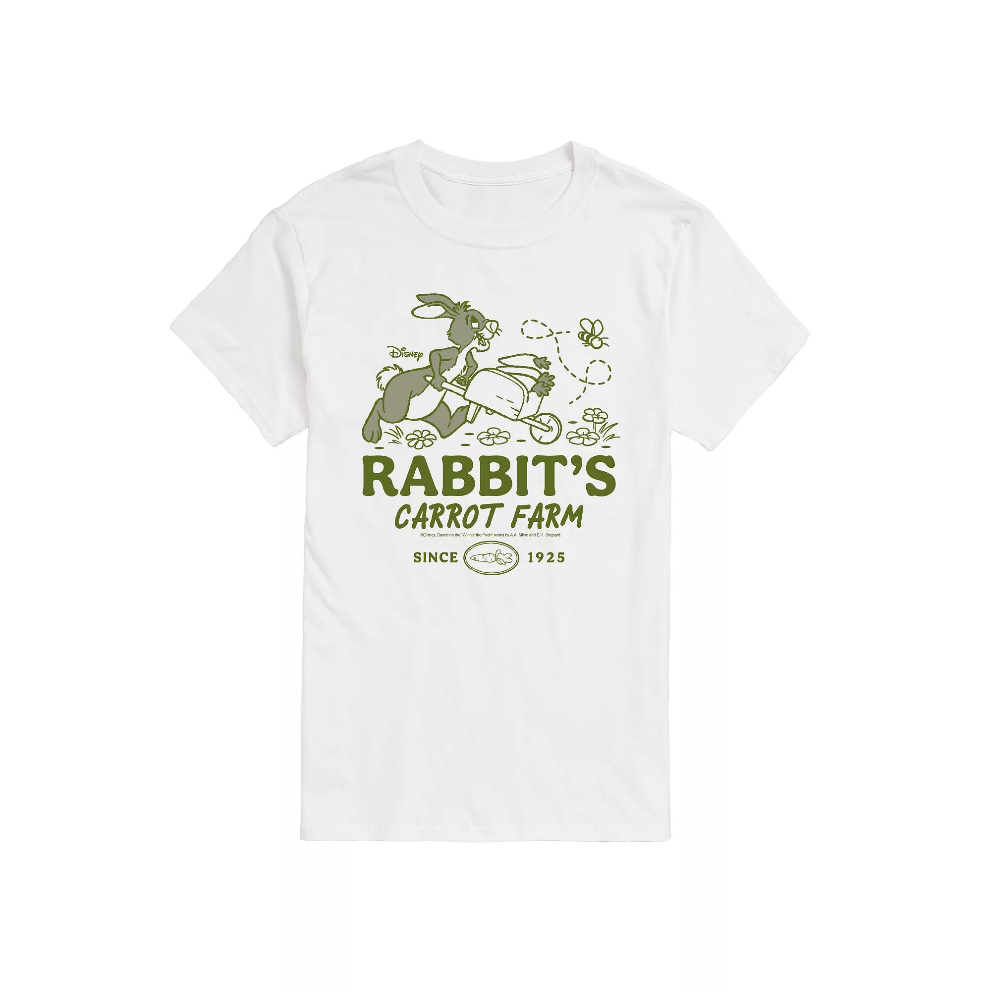 Men's Disney's Winnie The Pooh Rabbit's Carrot Farm Since 1925 Graphic Tee,  Product Image