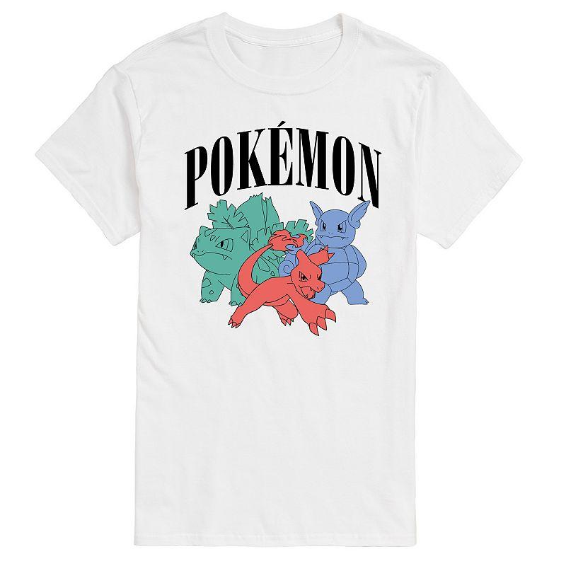 Men's Pokemon Charmeleon Ivysaur Wartortle Graphic Tee,  Product Image