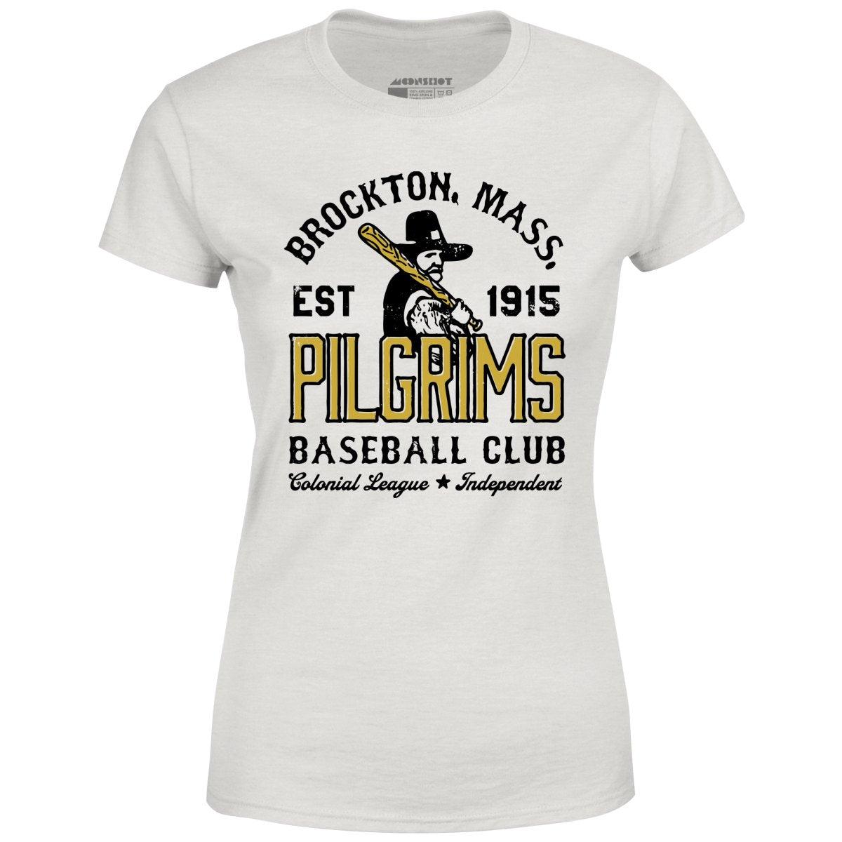 Brockton Pilgrims - Massachusetts - Vintage Defunct Baseball Teams - Women's T-Shirt Female Product Image