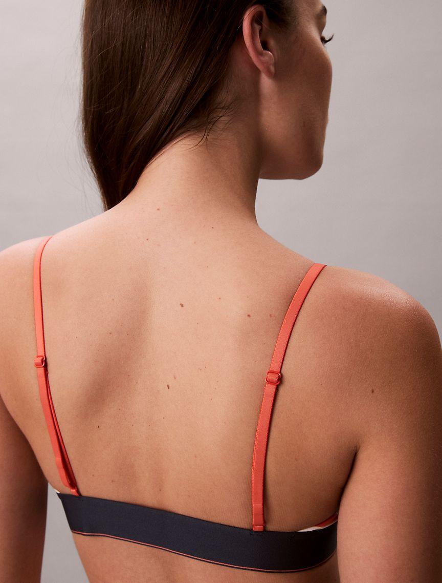 Graphic Monogram Microfiber Stretch Unlined Bralette Product Image