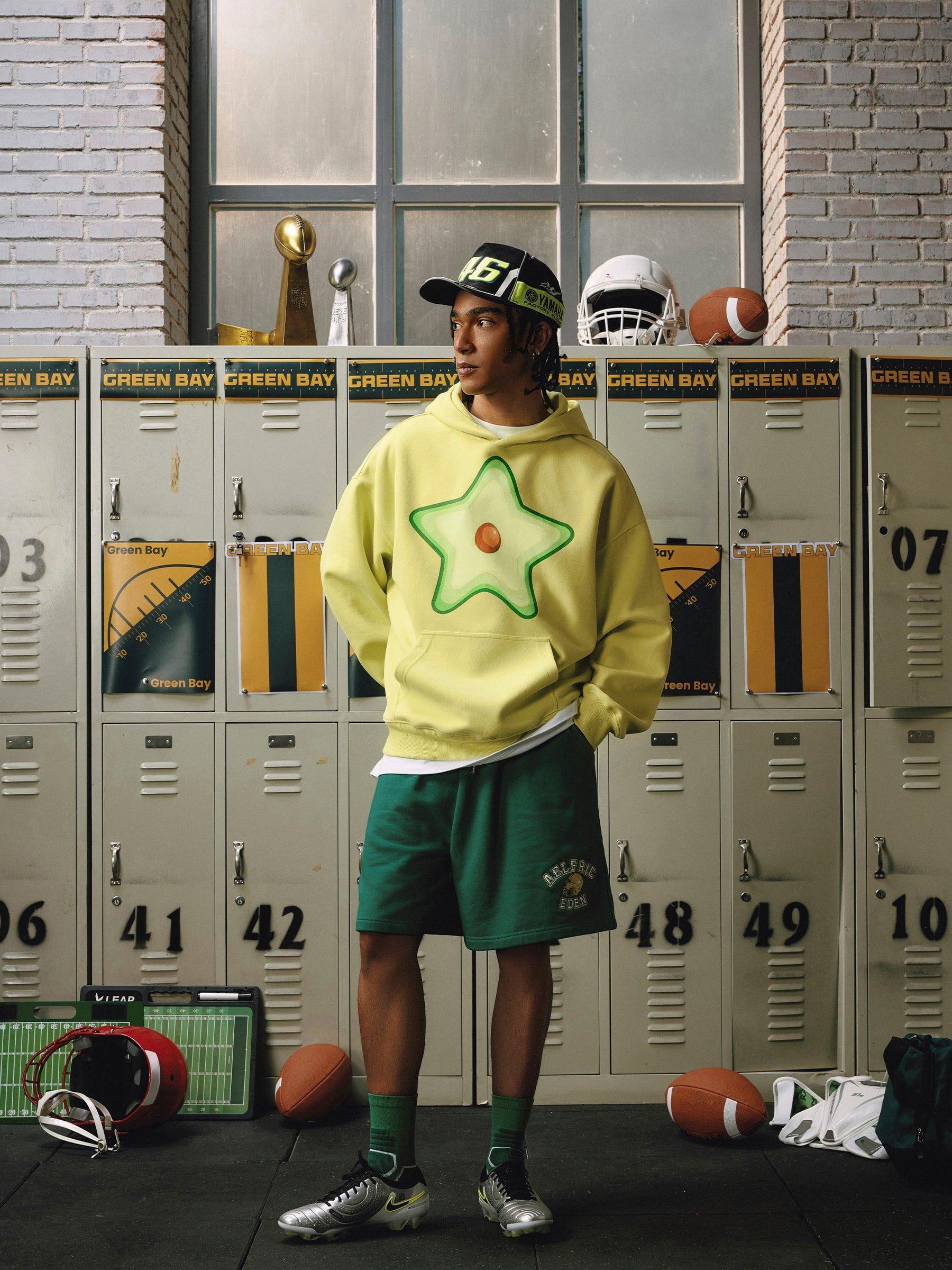 Aelfric Eden Avocado Eden Star Pullover Hoodie Product Image