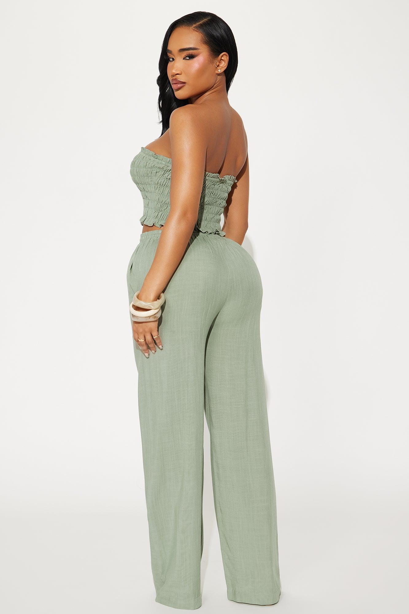 Talia Pant Set - Sage Product Image