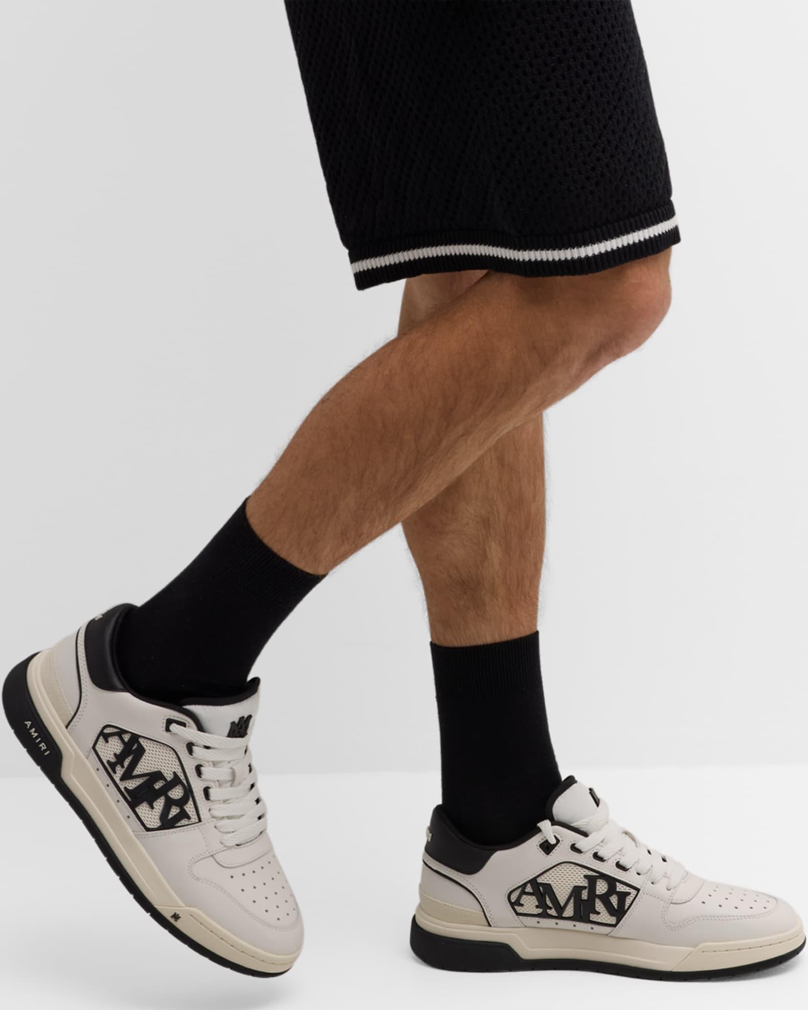 Men's Classic Leather Logo Low-Top Sneakers Product Image