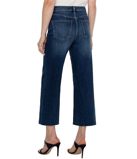 Liverpool Los Angeles Stride High Rise Wide Leg Cropped Jeans Product Image