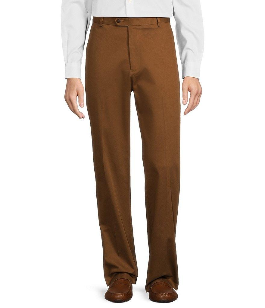 TravelSmart Classic Fit Flat Front Non-Iron Chino Pants Product Image