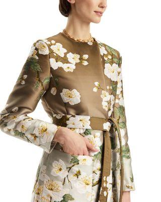 Cherry Blossom Degrade Jacquard Coat Product Image
