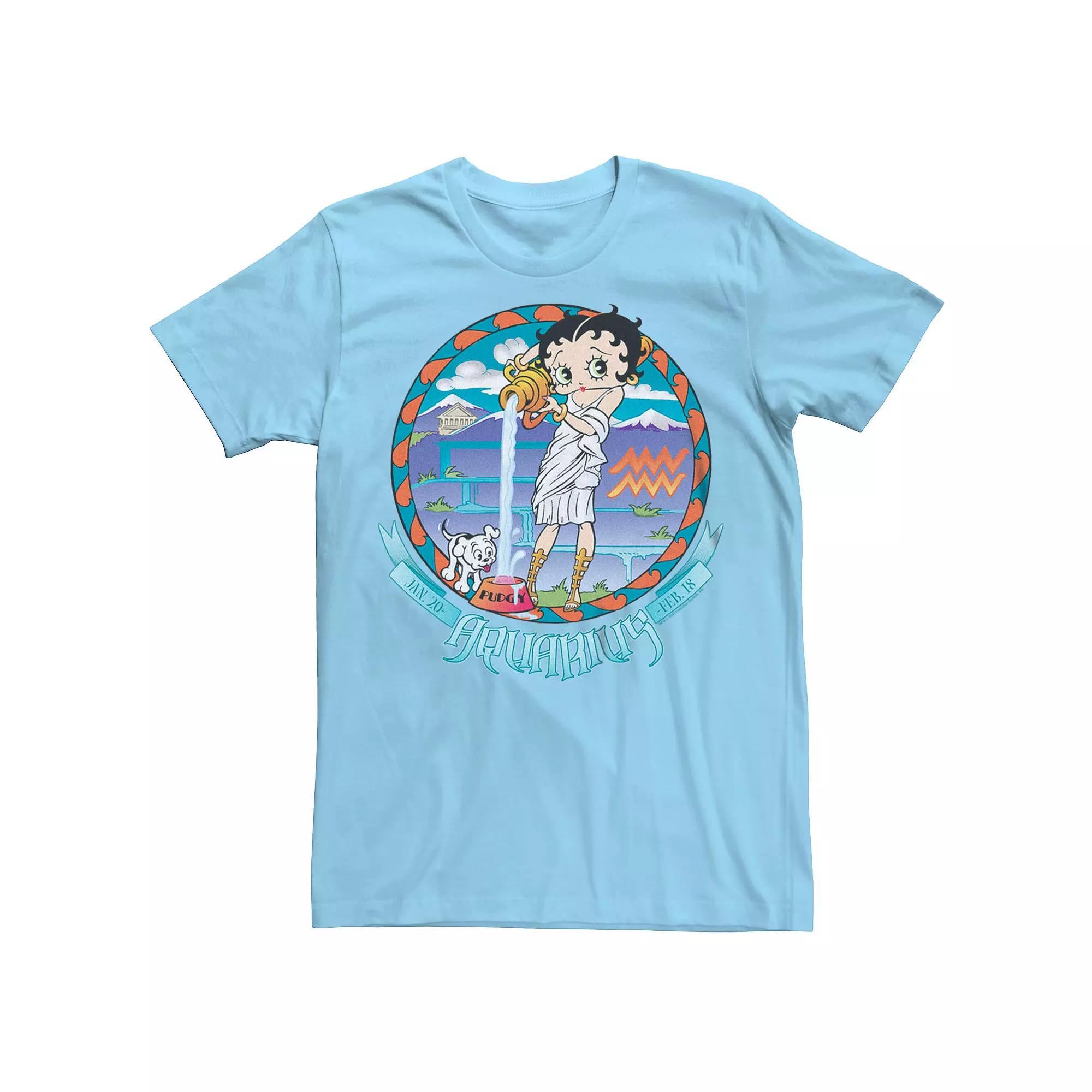 Men's Betty Boop Aquarius Horoscope Tee,  Product Image