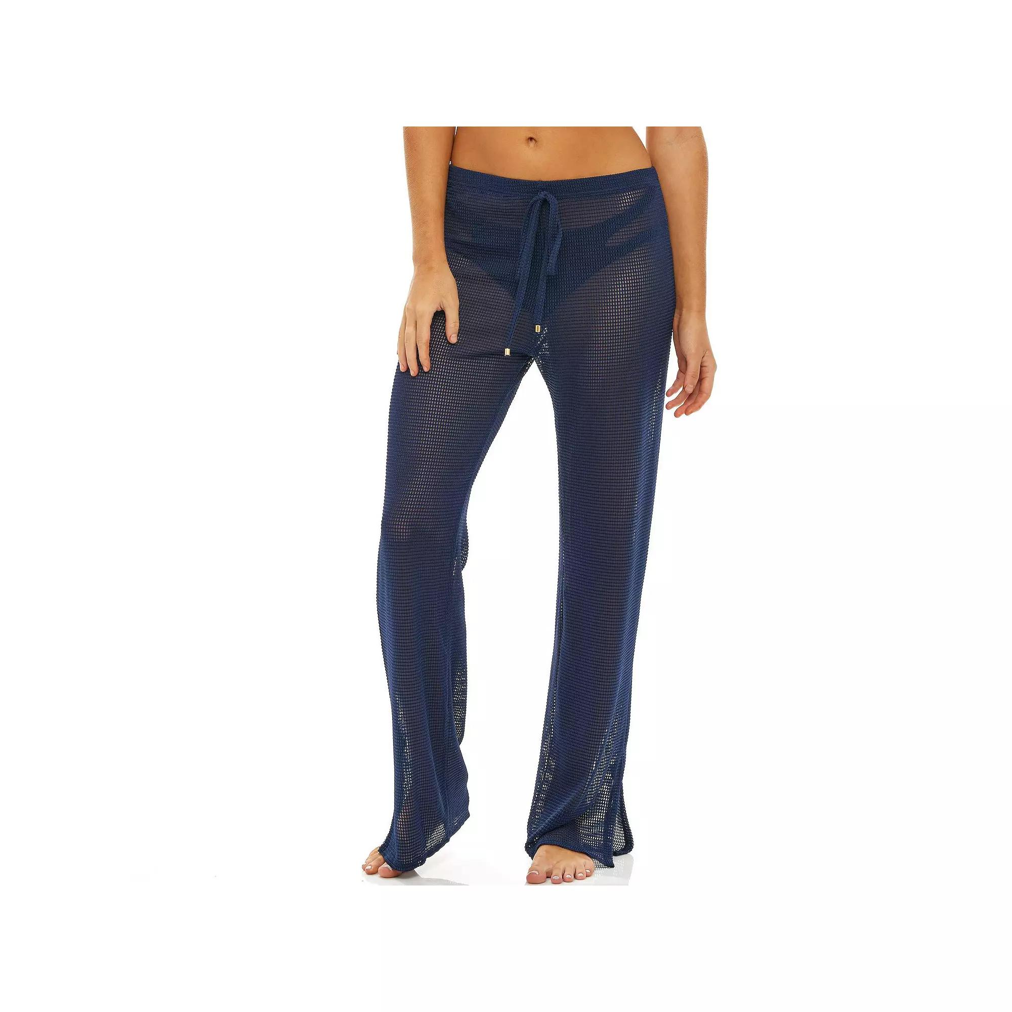 Women's Jordan Taylor Textured Mesh Swim Cover-Up Pants,  Product Image