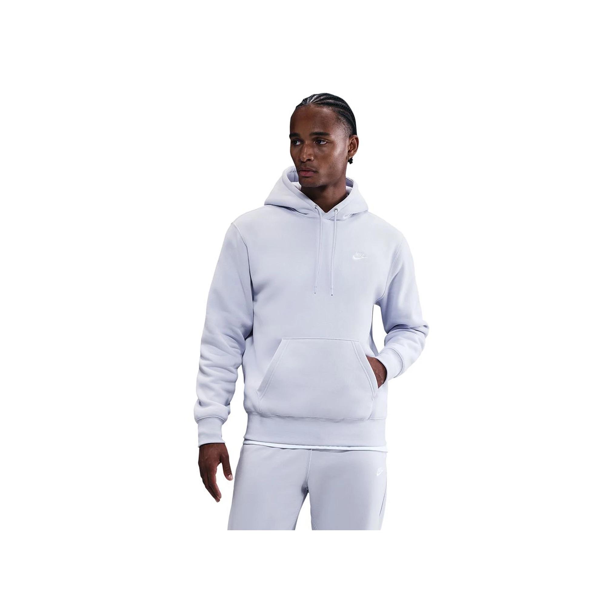 Big & Tall Nike Club Pull-Over Fleece Hoodie, Men's,  Product Image