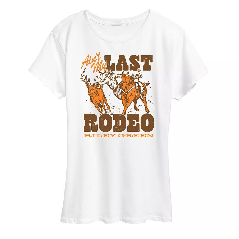 Women's Riley Green Last Rodeo Graphic Tee,  Product Image