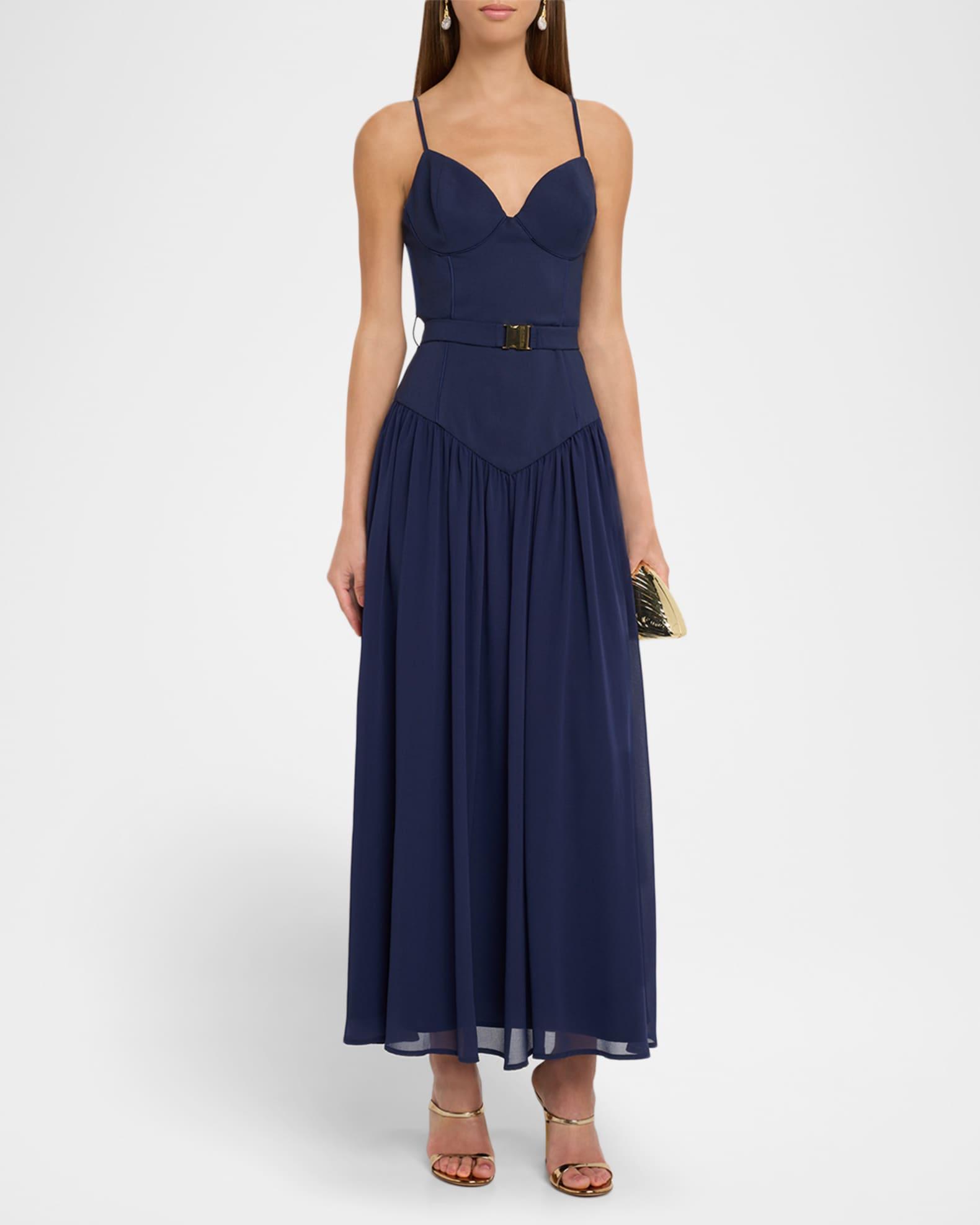 Ruby Sweetheart Drop-Waist Maxi Dress Product Image