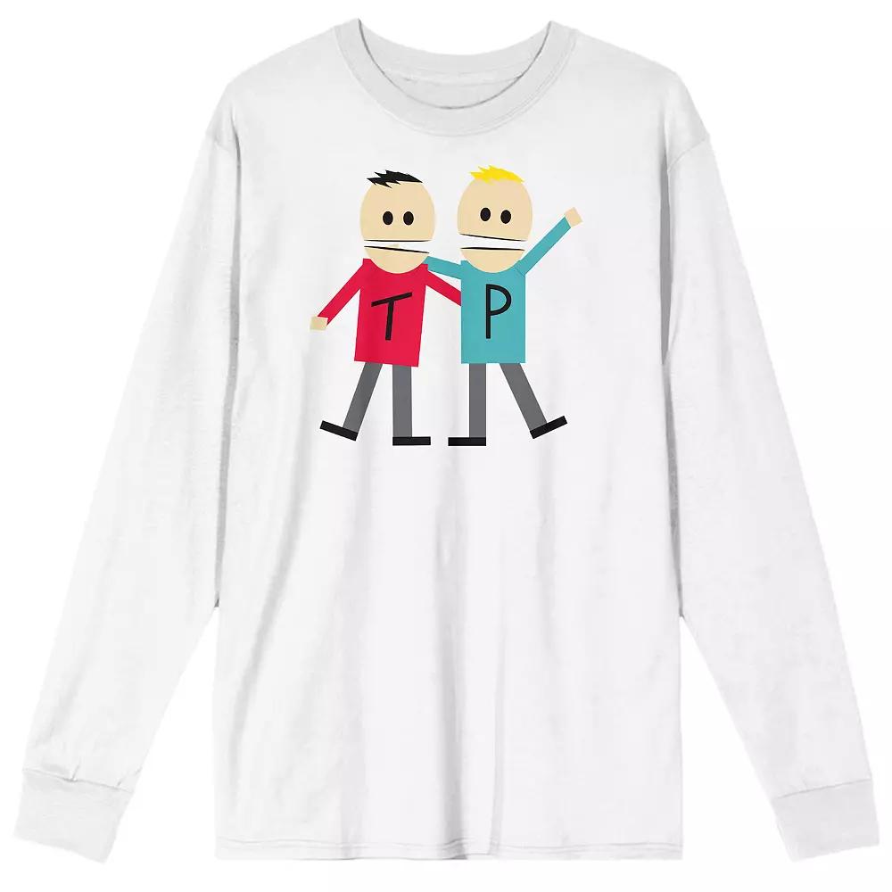 Men's South Park Terrance Long Sleeve Graphic Tee, Size: XXL, White Product Image