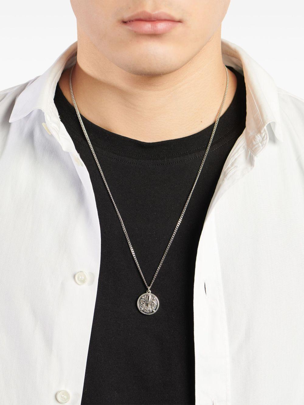 Lily tag pendant necklace Product Image