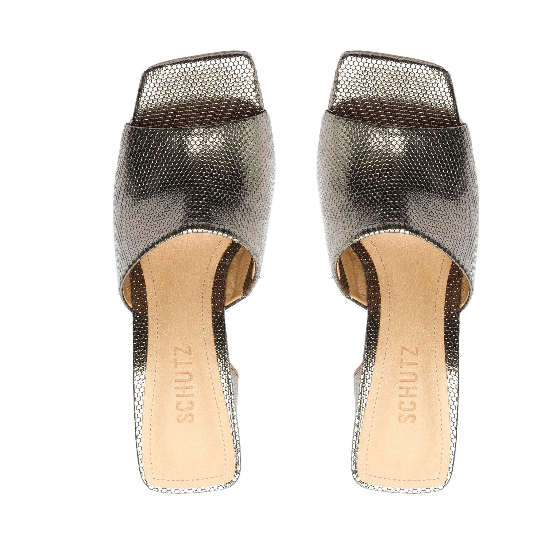 Lizah Metallic Leather Sandal Female Product Image