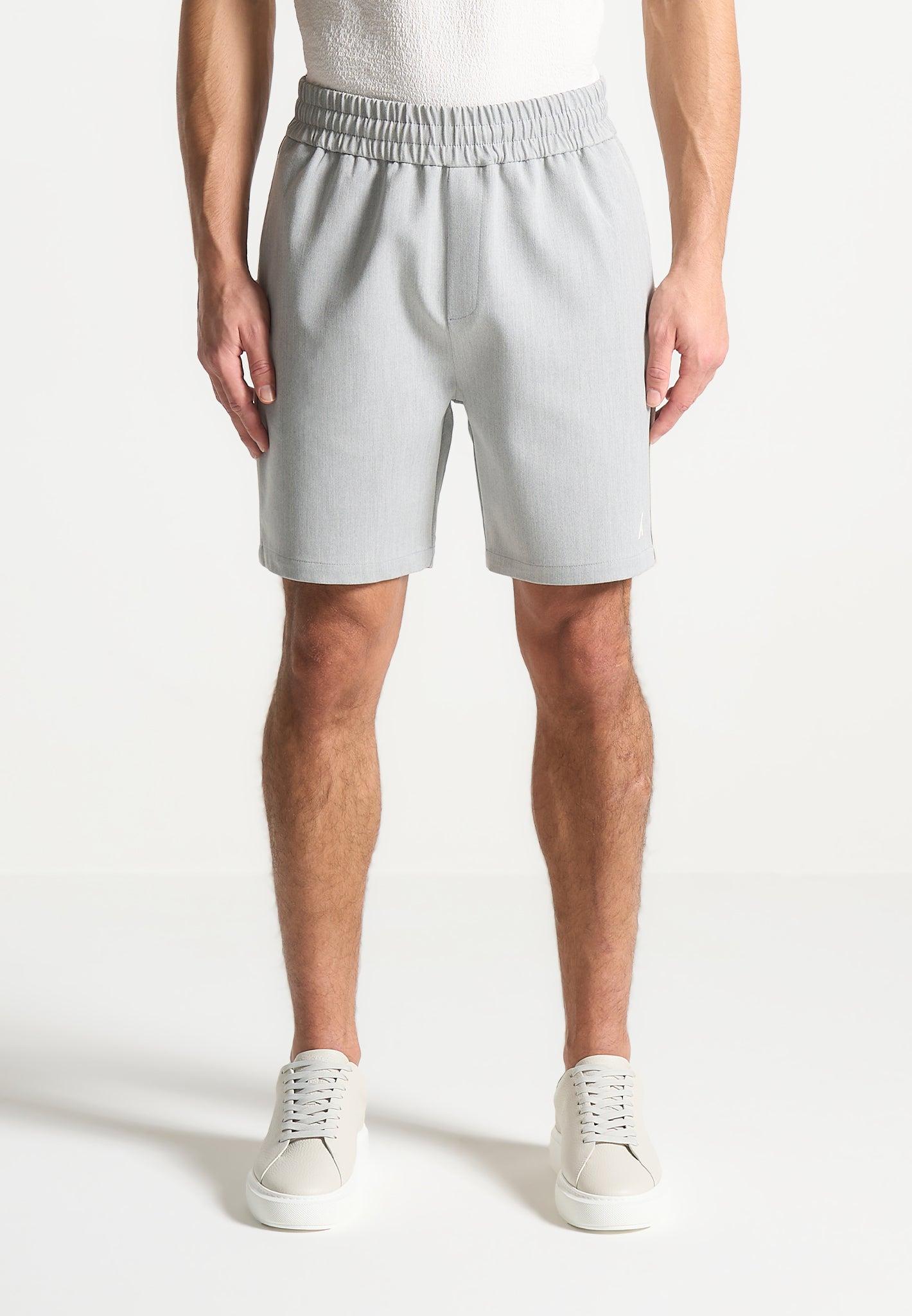 Signature Baseball Shorts - Grey Male Product Image