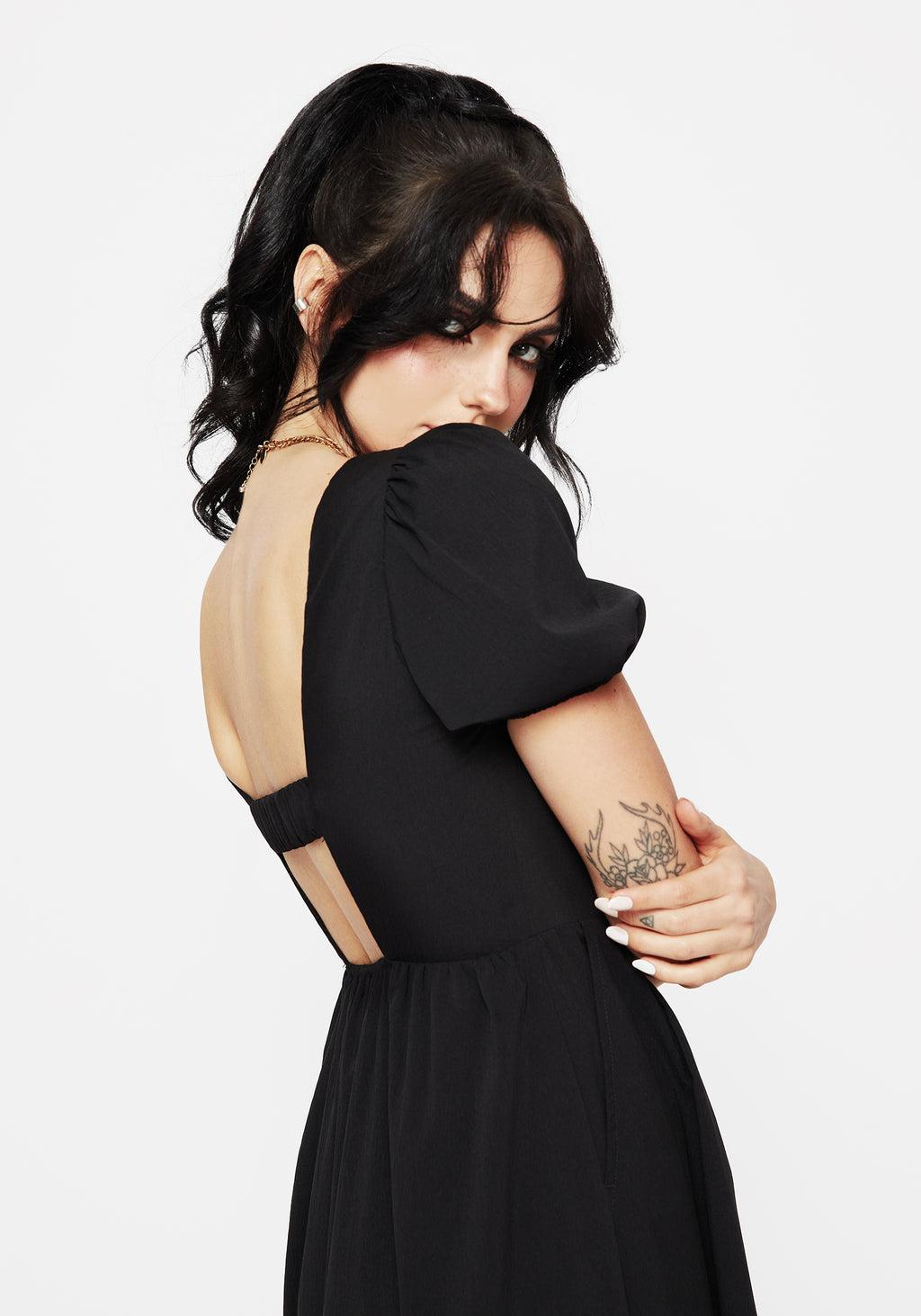 Cressida Moth Embroidered Midi Dress Product Image