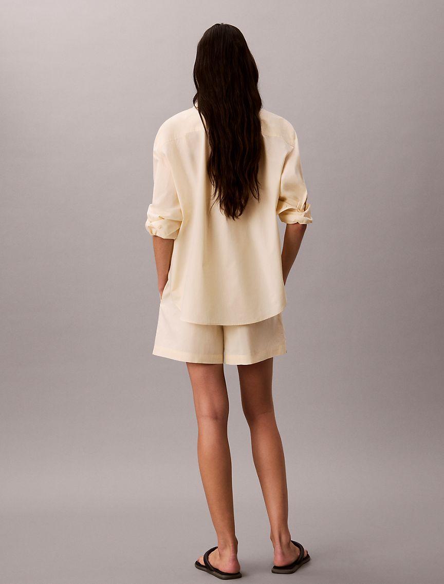 Cotton Poplin Pull-On Shorts Product Image