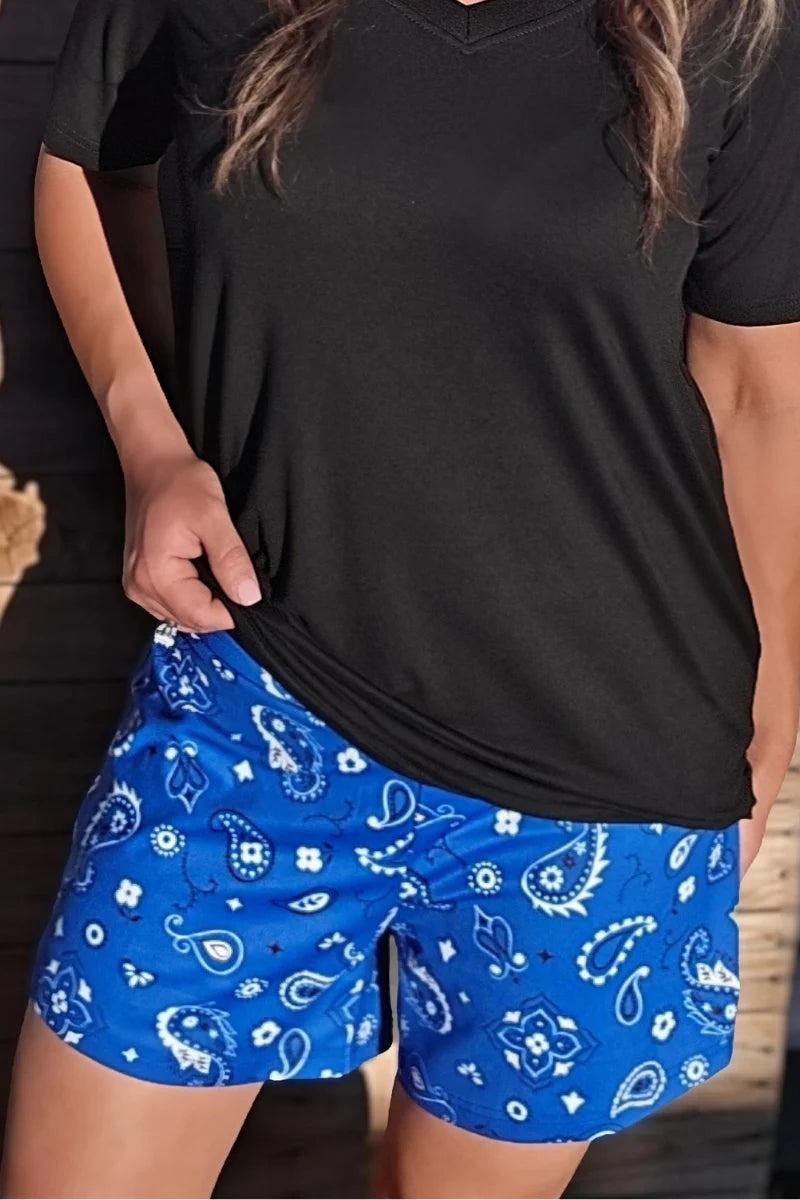 Sterling Kreek Bandana Babe Blue Shorts Product Image