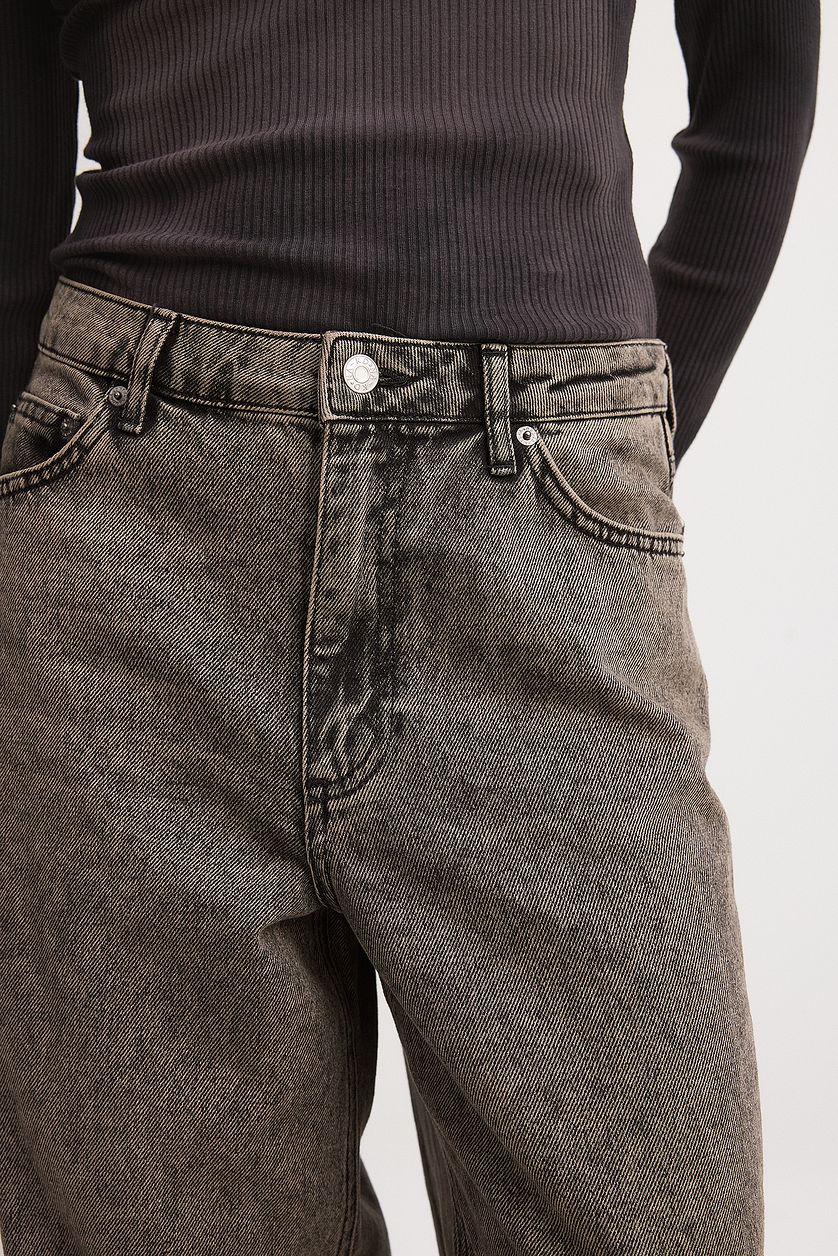 Loose Low Waist Long Jeans Product Image