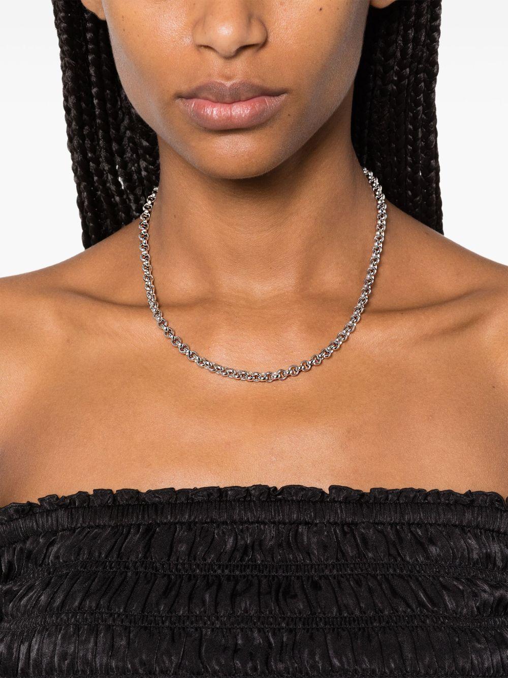Thick Rolo Chain necklace Product Image
