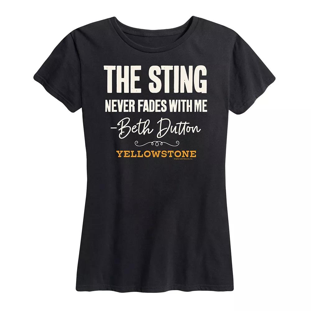 Plus Yellowstone Sting Never Fades Graphic Tee, Women's,  Product Image