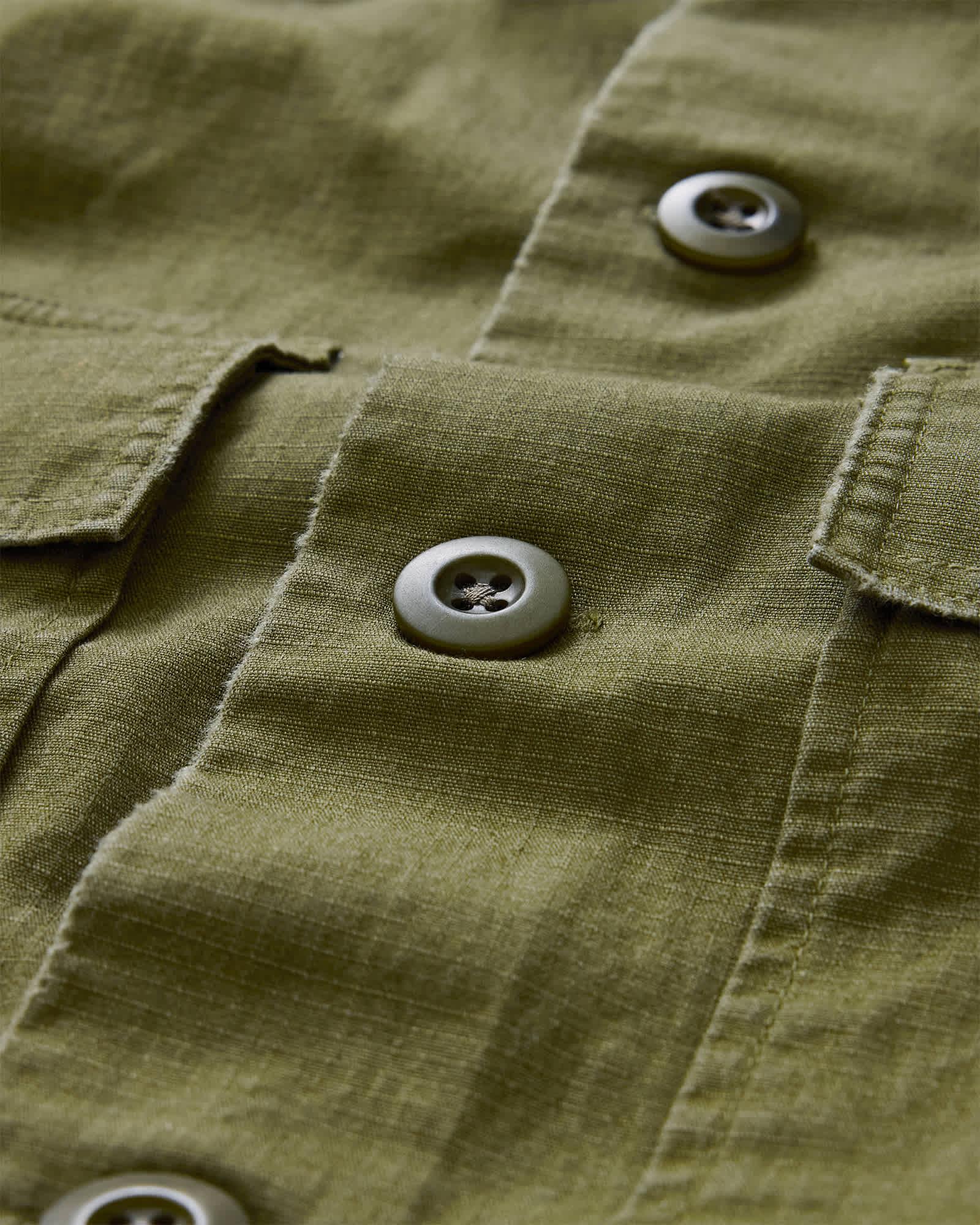 Service Relaxed Fit Shirt PASTORAL GREEN | ALLSAINTS US Product Image