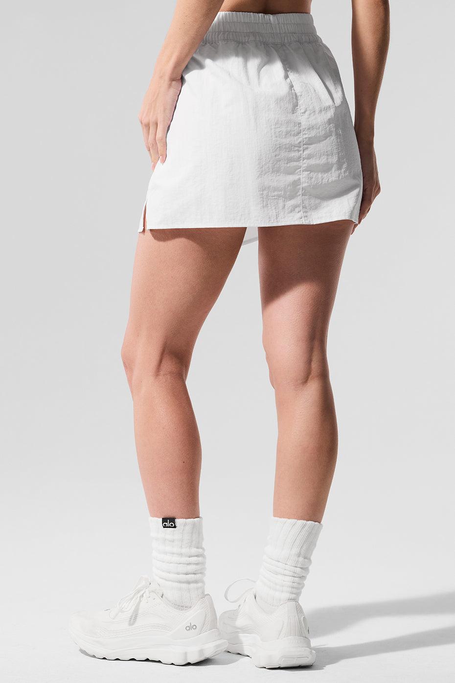 Alumni Tennis Skirt - White Female Product Image