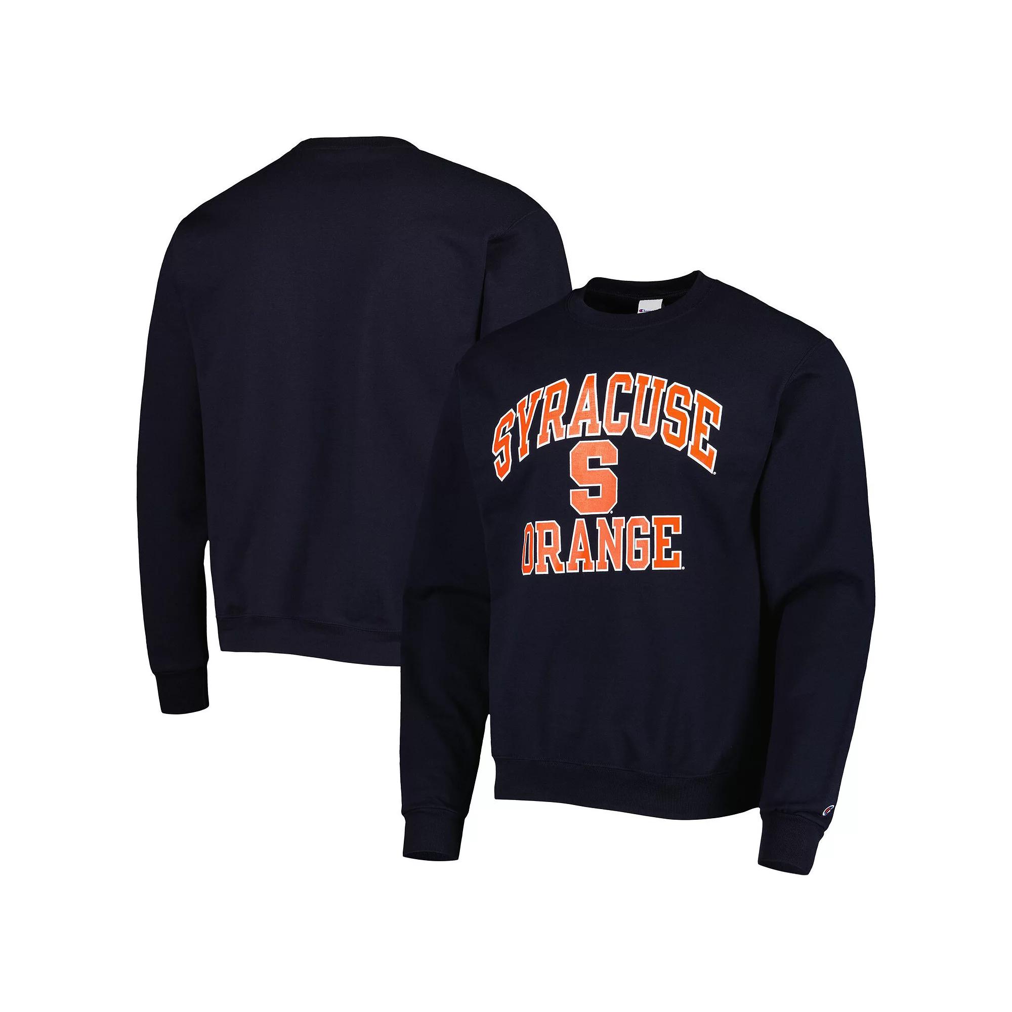 Men's Champion Navy Syracuse Orange High Motor Pullover Sweatshirt, Size: Small, Blue Product Image