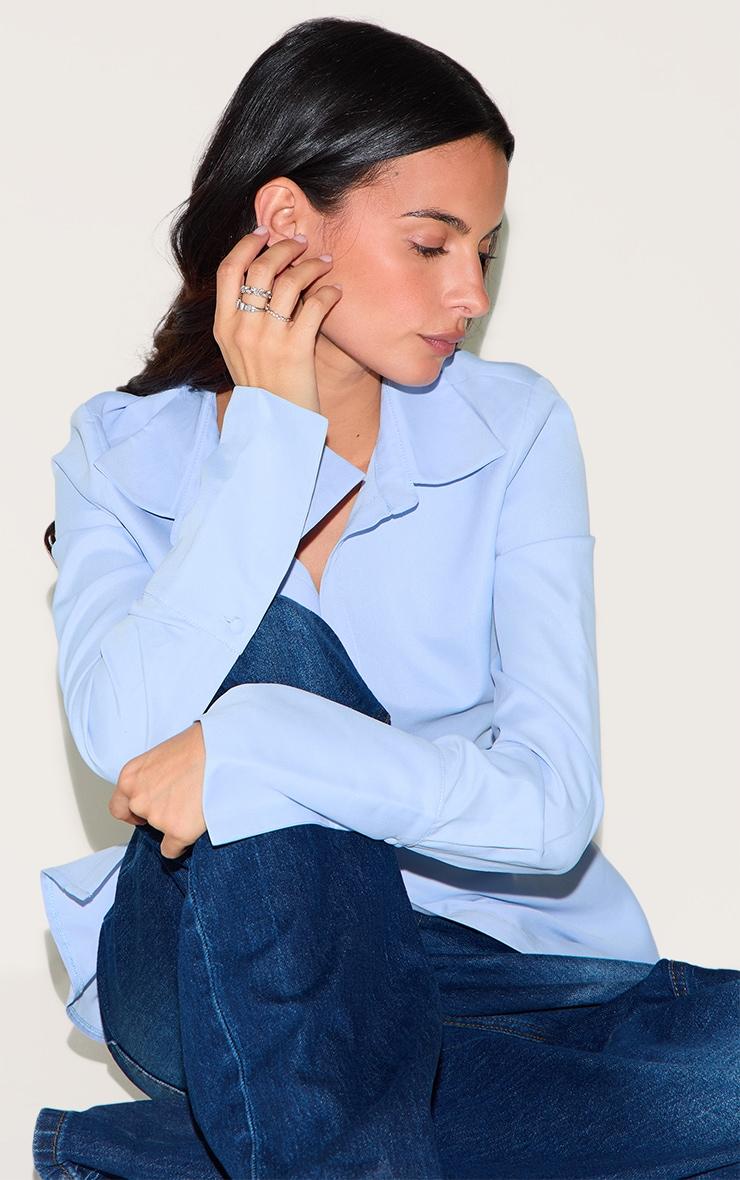 Silver Diamante Baguette 3 Pack Ring Set Product Image