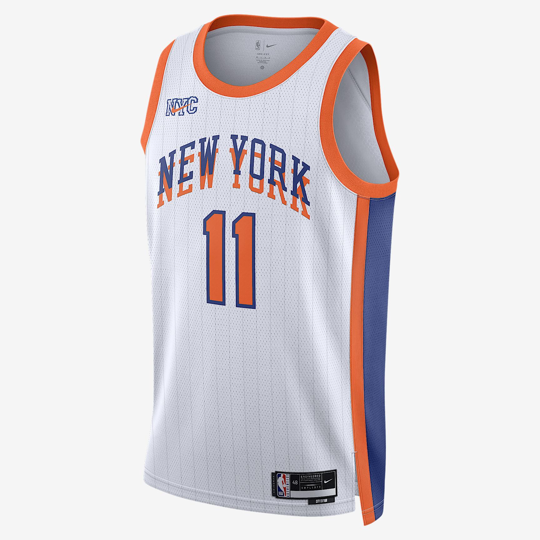 Jalen Brunson New York Knicks 2024/25 City Edition Men's Nike Dri-FIT NBA Swingman Jersey Product Image