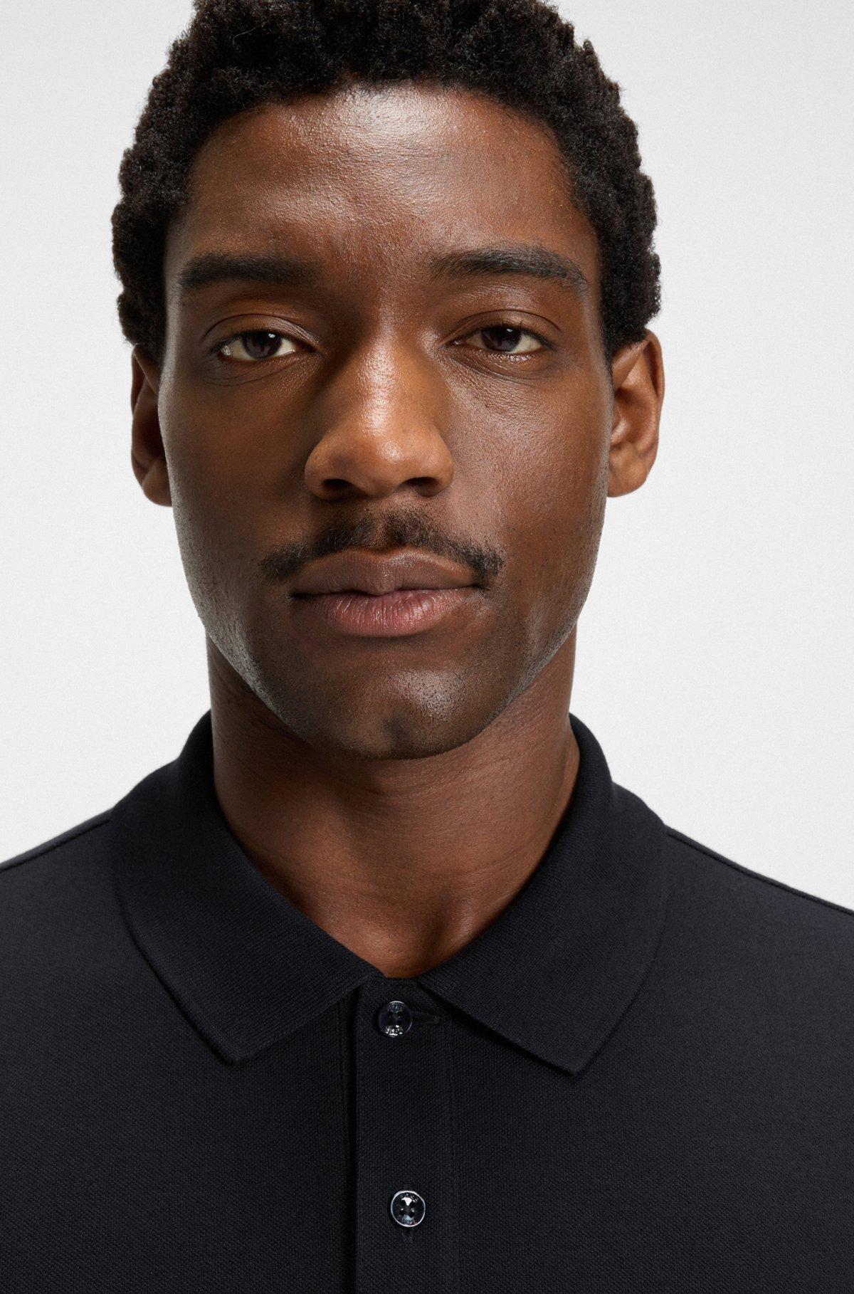 Pallas logo-detail polo shirt in cotton piqué Product Image