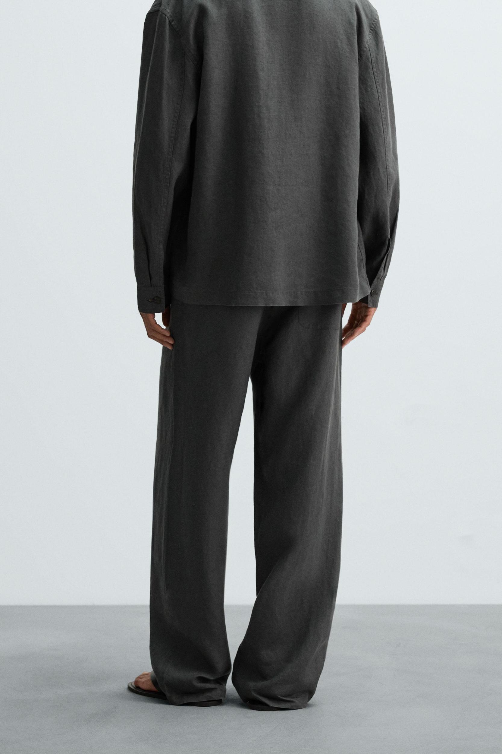 RELAXED FIT 100% HEMP PANTS Product Image